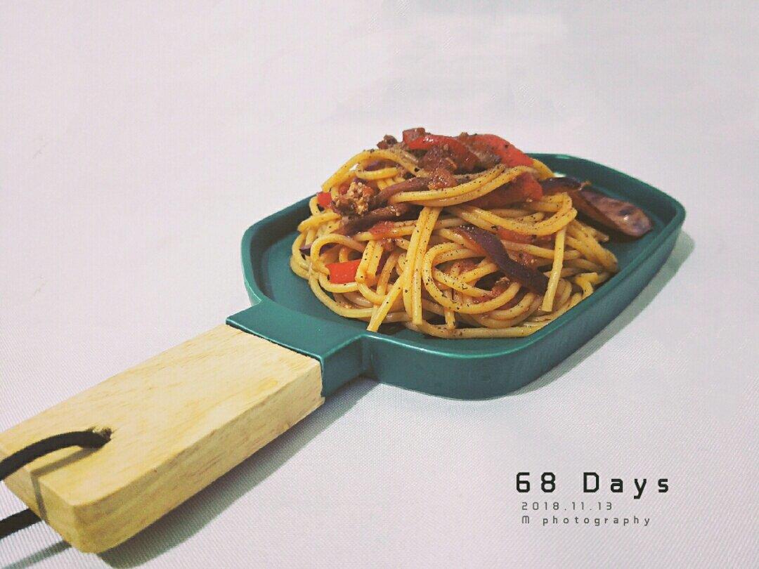 番茄肉酱意大利面