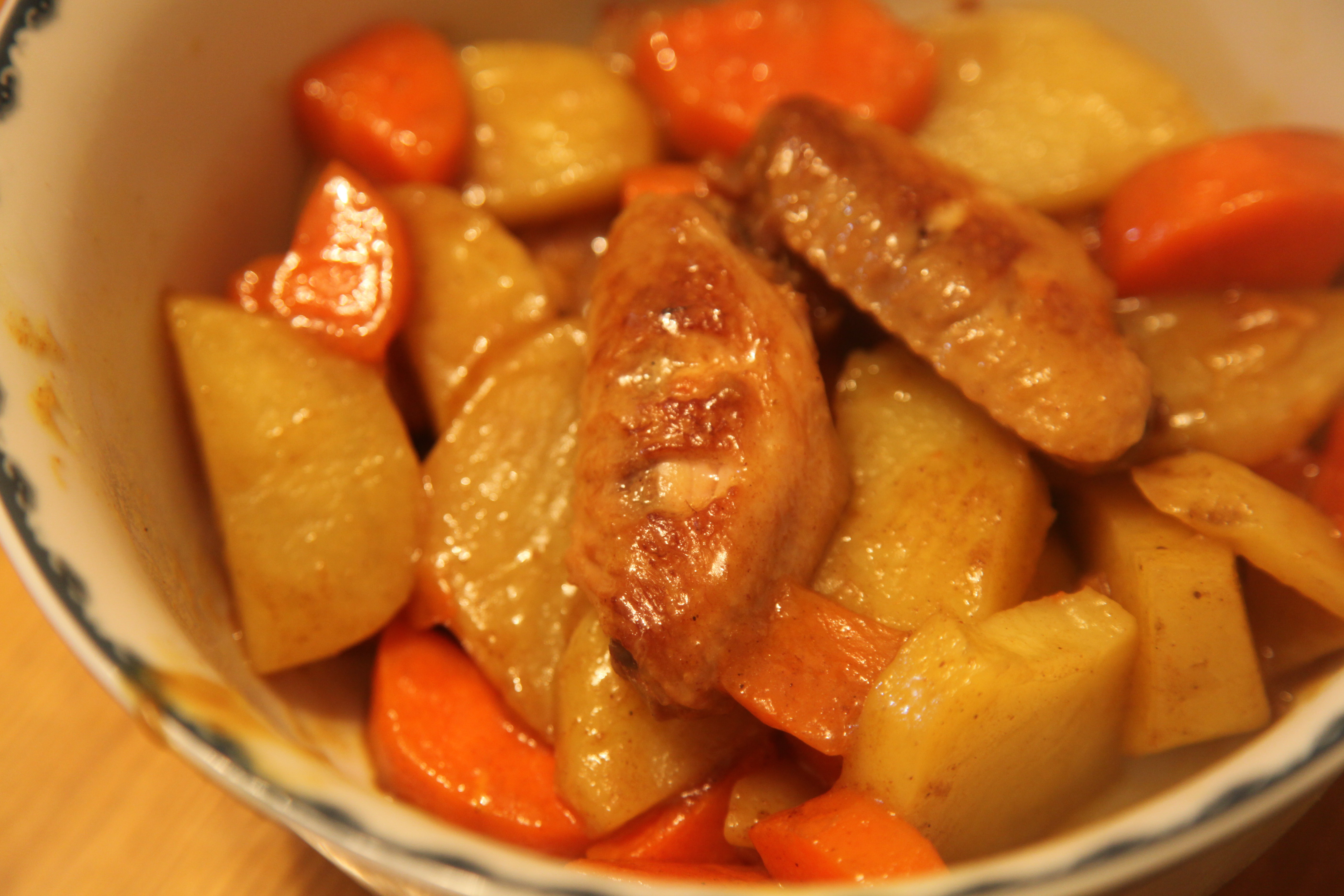 咖喱鸡翅