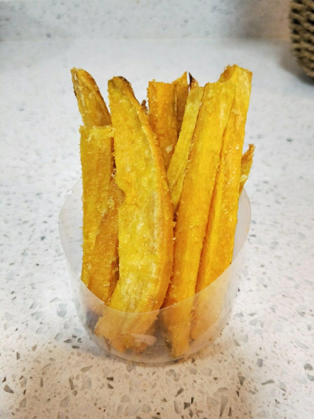 椰蓉烤红薯条（健康夜宵）