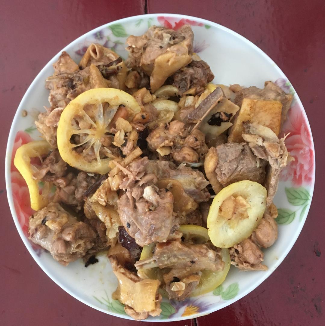 小明1202做的生炒柠檬鸭