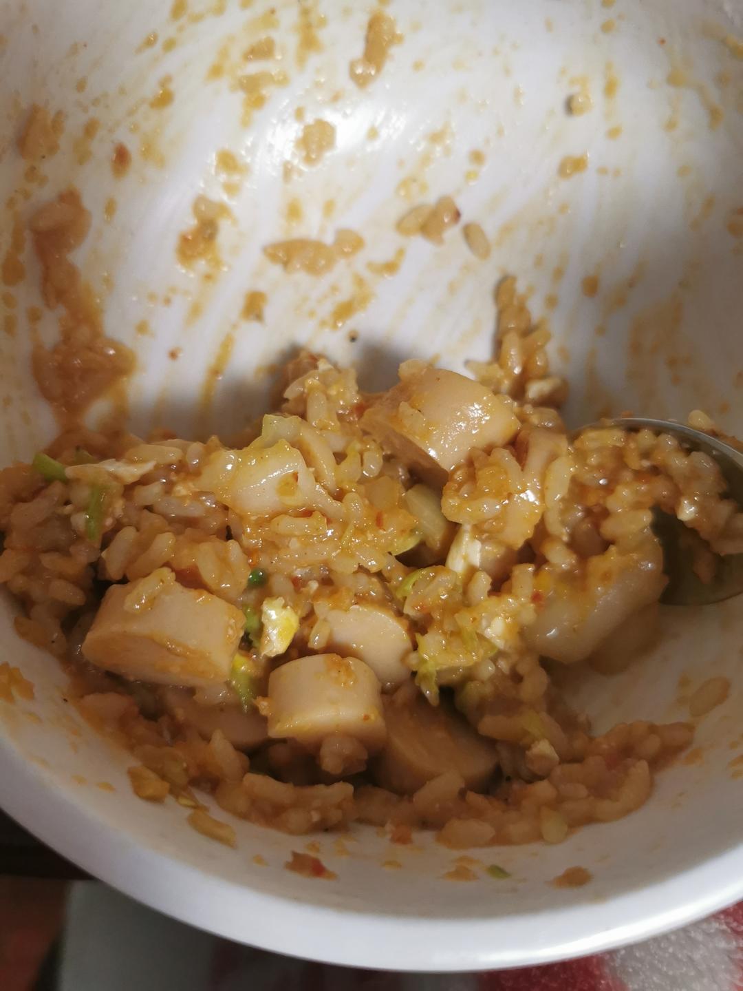 ✨好吃到停不下来❗️韩国辣白菜火腿炒饭