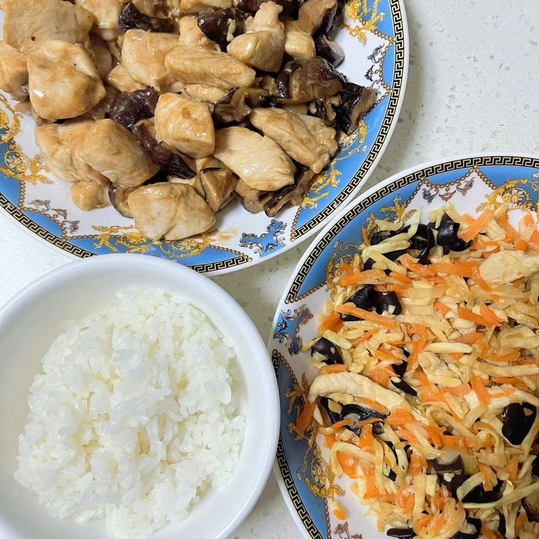 茭白炒三丝