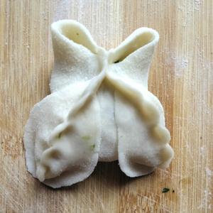 蝴蝶蒸饺—菠菜鸡蛋的做法 步骤9