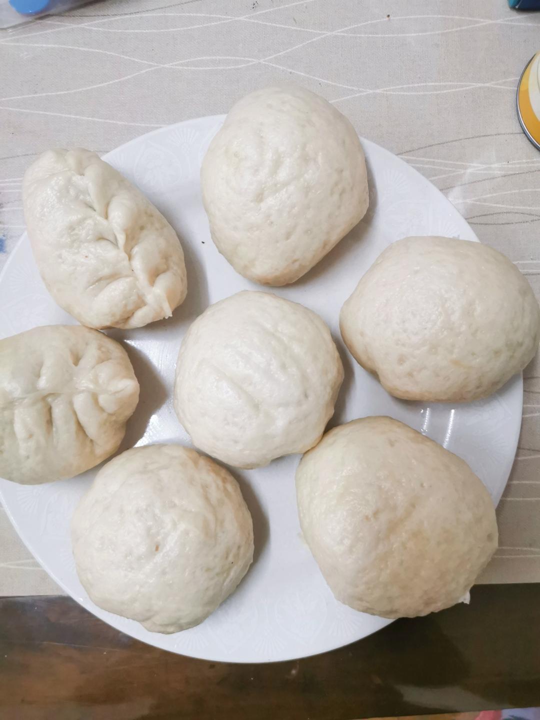 山东呛面馒头～一层一层的剥开，享受纯手工的美味