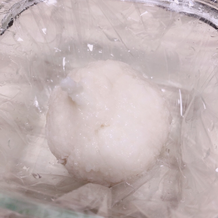 剩米饭做软糯的米发团—全程不粘手的做法 步骤5