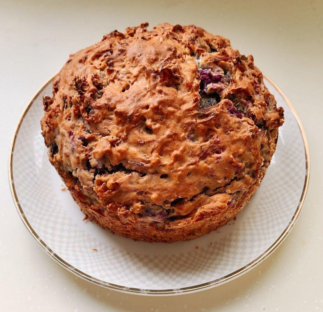 紫薯银耳快手面包丨健康·烘焙