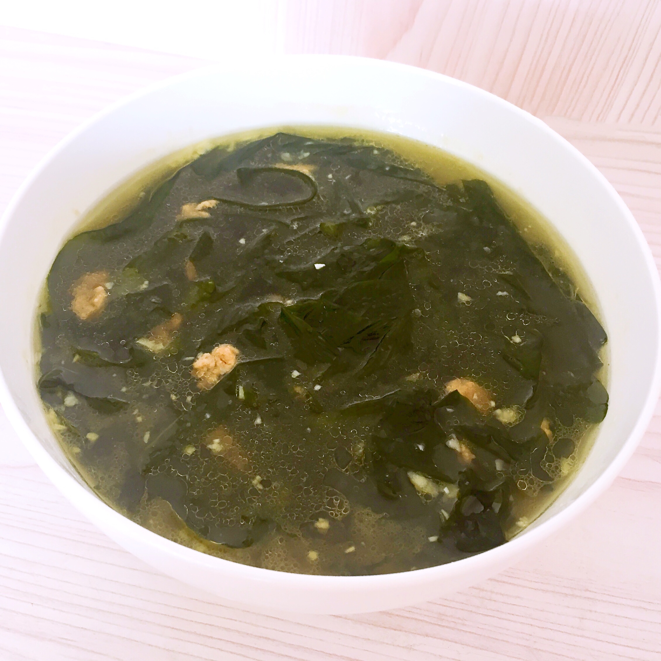 韩式肉沫海带汤的做法