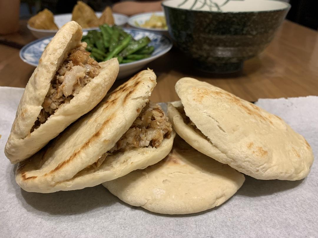 肉夹馍(白吉馍的制作)