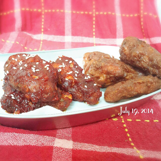 韩式炸鸡配啤酒（内含两种酱汁做法）