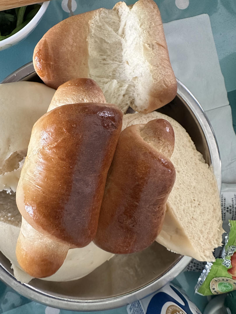 绵软的云朵北海道中种小面包