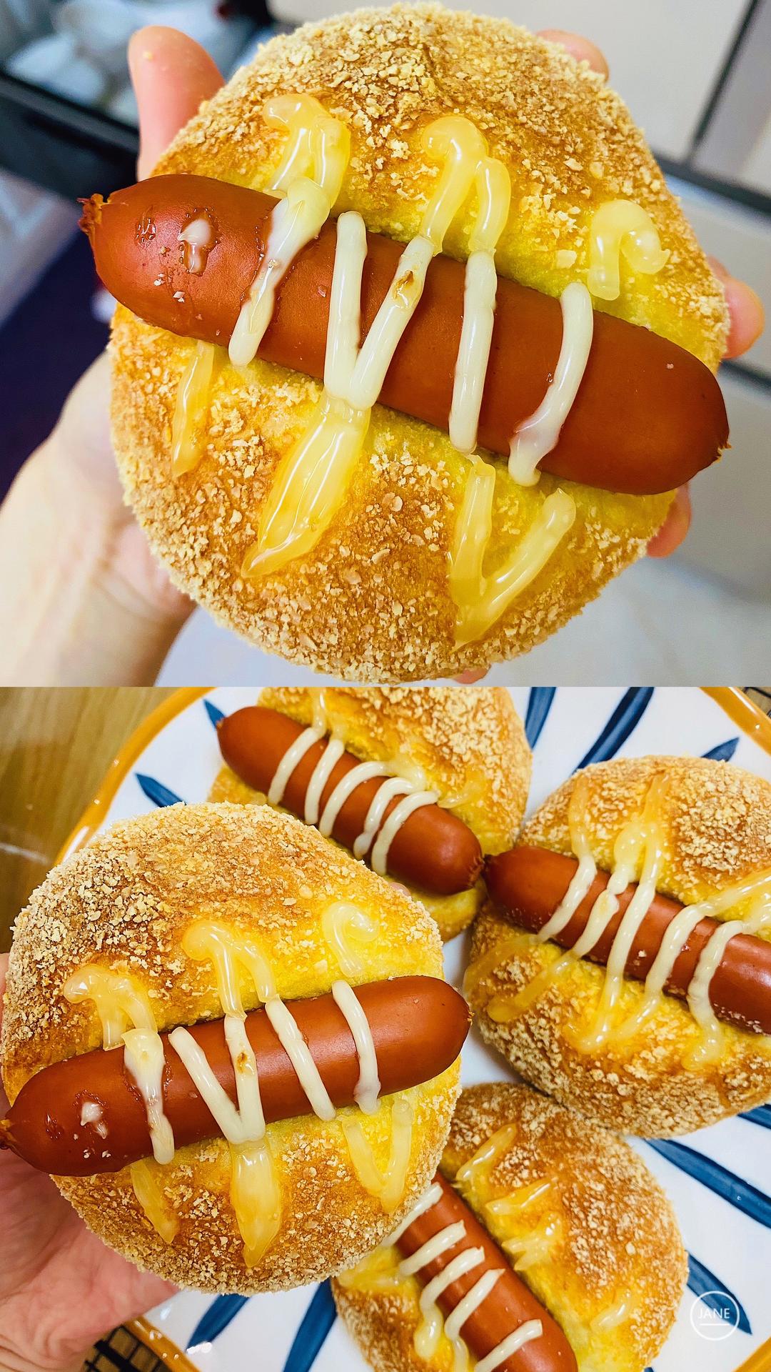 卡夫芝士粉版芝士热狗面包60对于芝士我除了爱就还是爱78