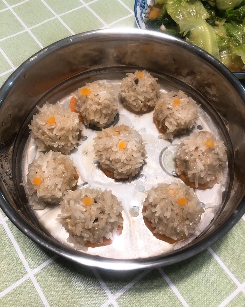 蒸糯米丸子