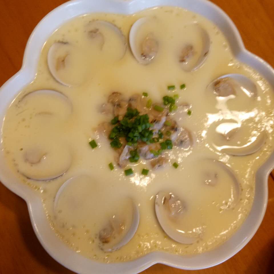 超滑嫩的蛤蜊炖蛋