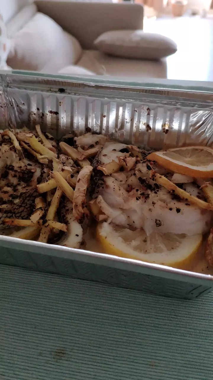 柠檬烤鳕鱼排 Lemon Bake Cod Fish