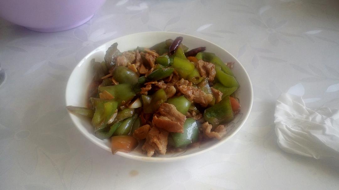 青椒炒肉片