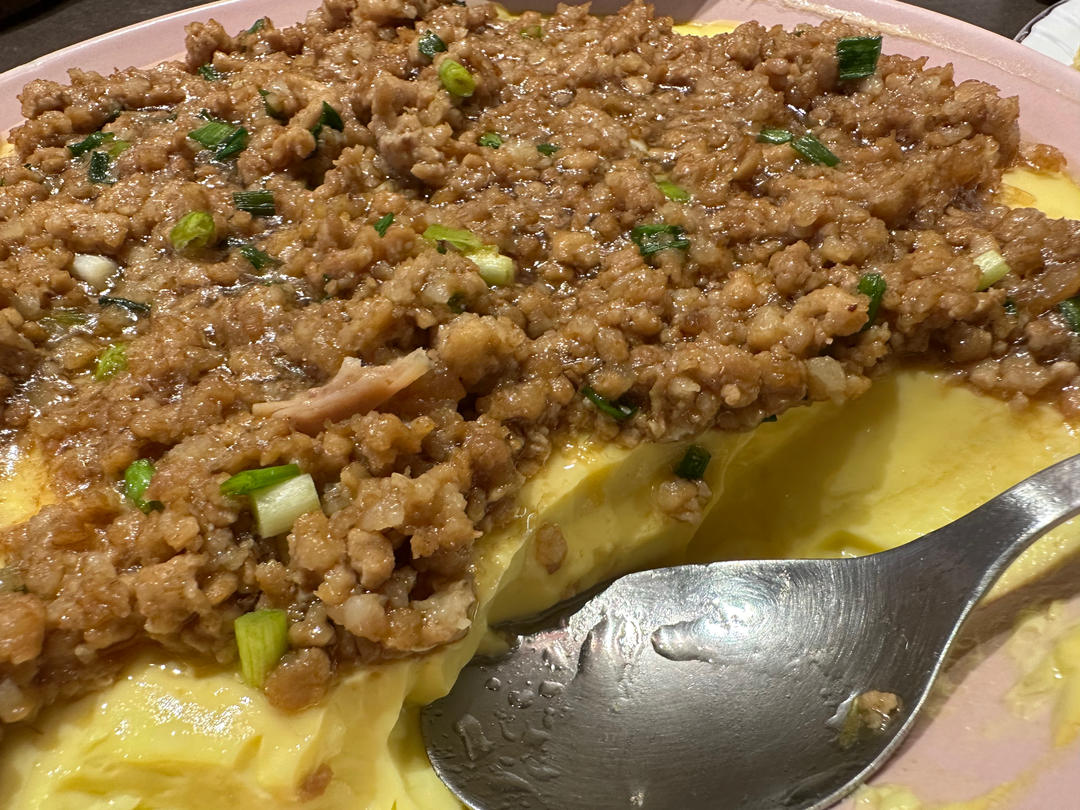 比布丁还要嫩，老少皆宜的肉沫蒸蛋