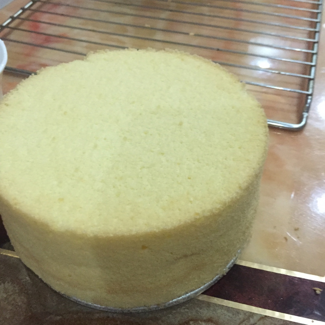 6寸原味戚风蛋糕