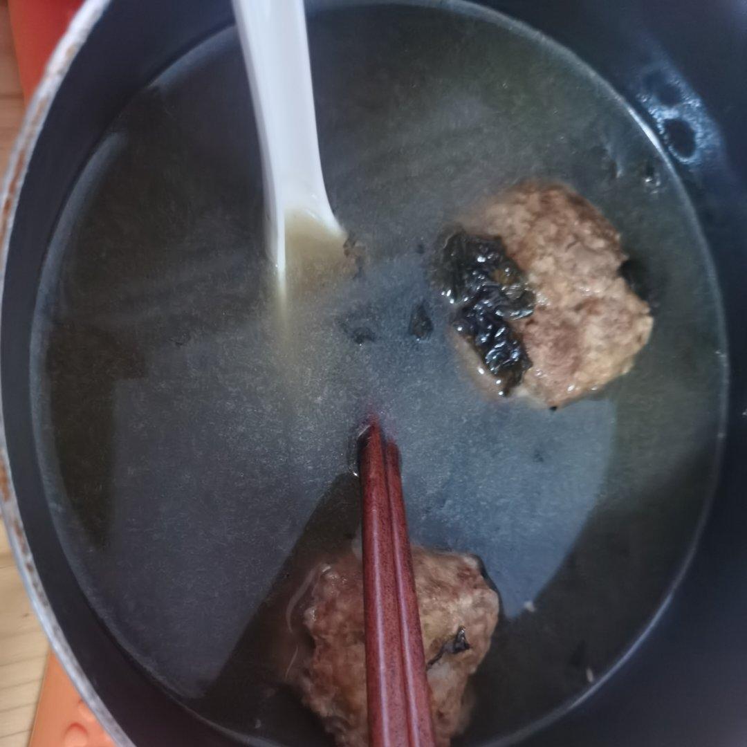 紫菜牛肉丸汤，多一步超香