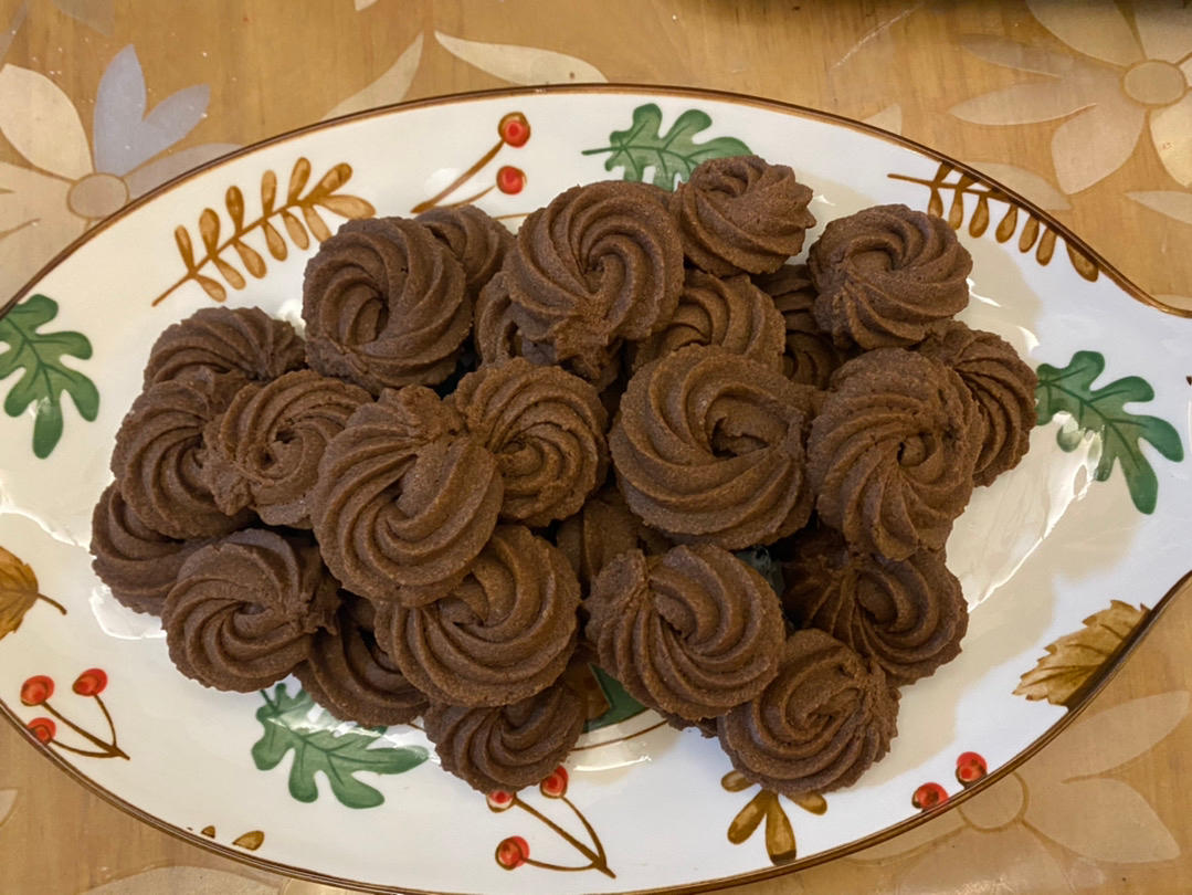 可盐可甜的海盐玫瑰曲奇，新手自创超好上手，超好吃超酥脆～