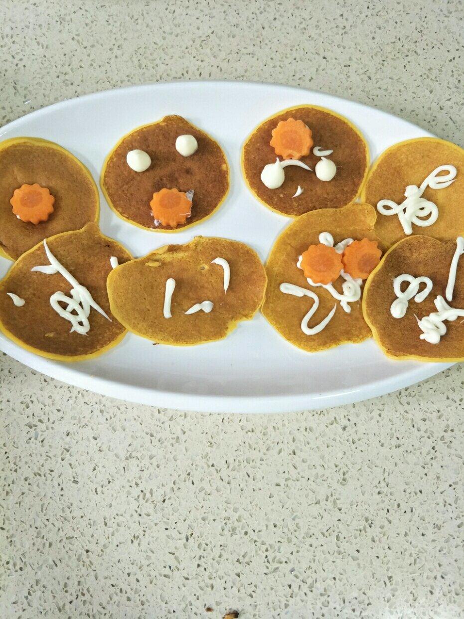 胡萝卜鸡蛋牛奶煎饼～vitamix 版