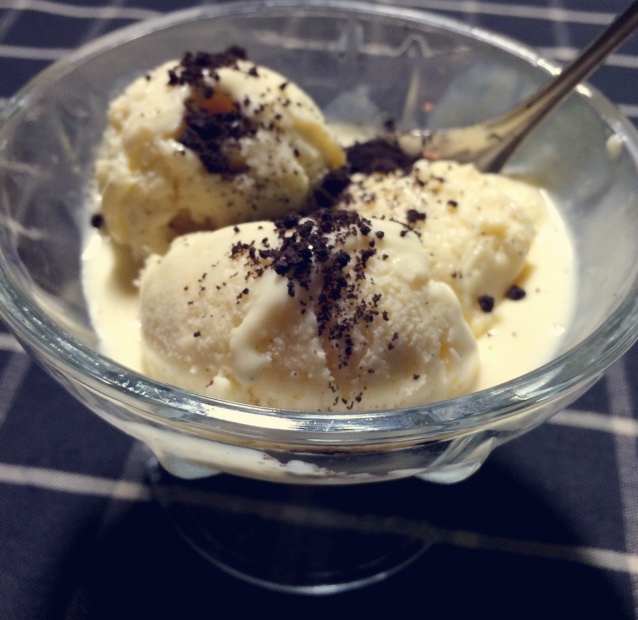 余额不足做的百利甜香草冰淇淋