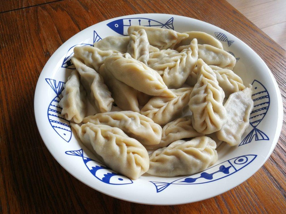 茄子馅饺子（饺子馅会流汁哦）