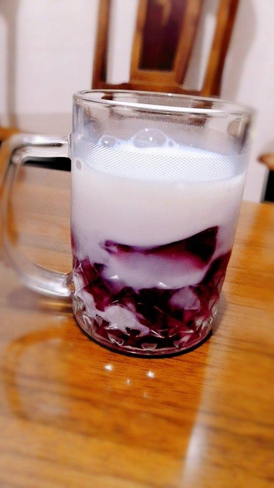 叶婉华wr7b做的萄之夭夭q滑爽口的葡萄冻撞奶