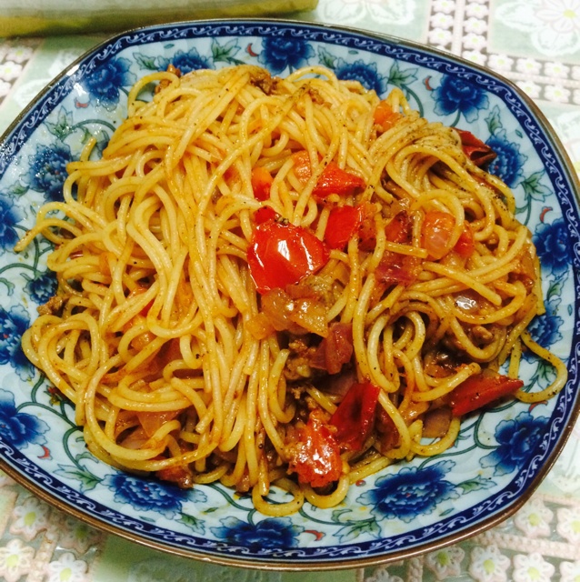 番茄肉酱意大利面