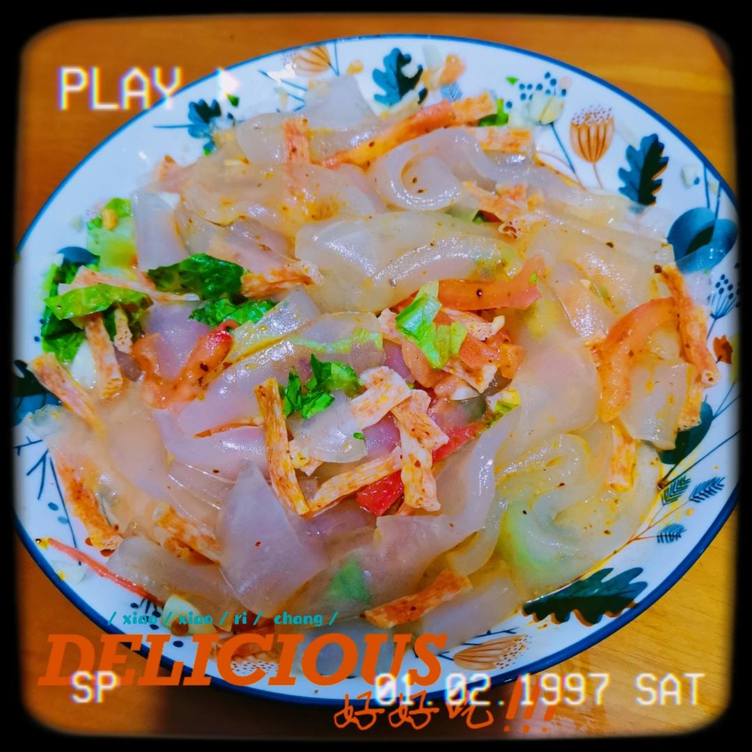 凉拌东北大拉皮