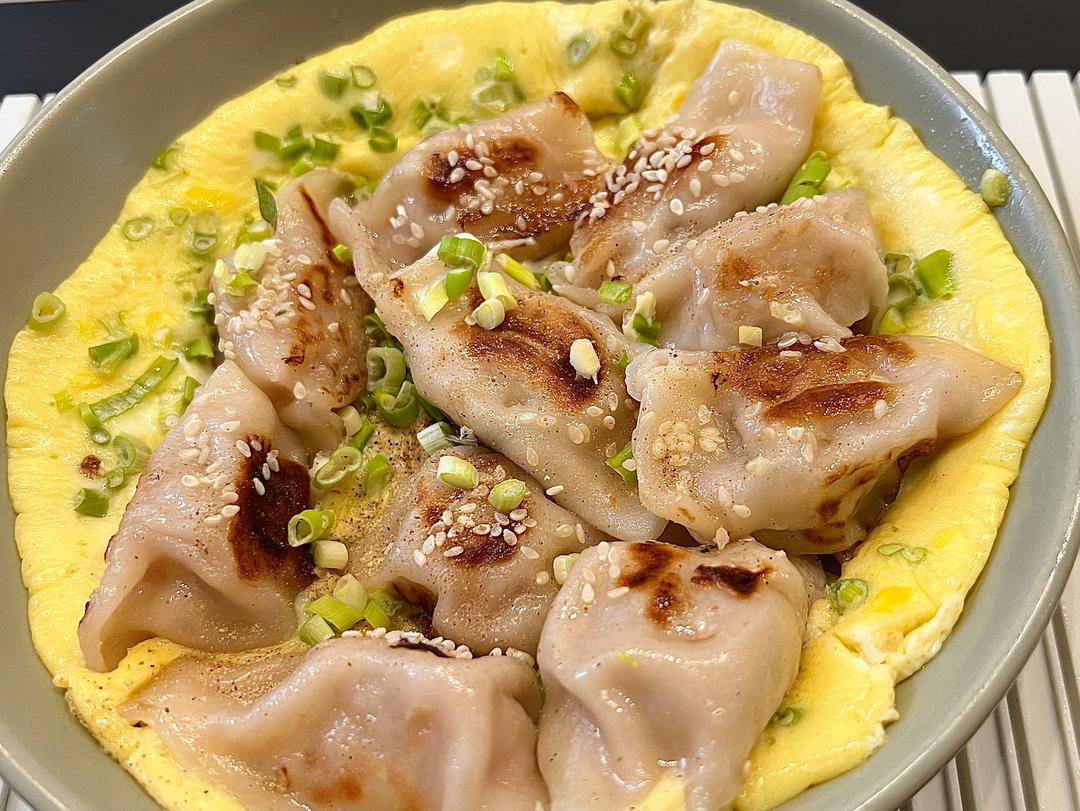 懒人快手抱蛋煎饺