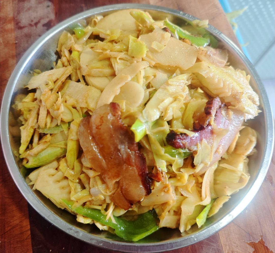 小竹笋炒腊肉