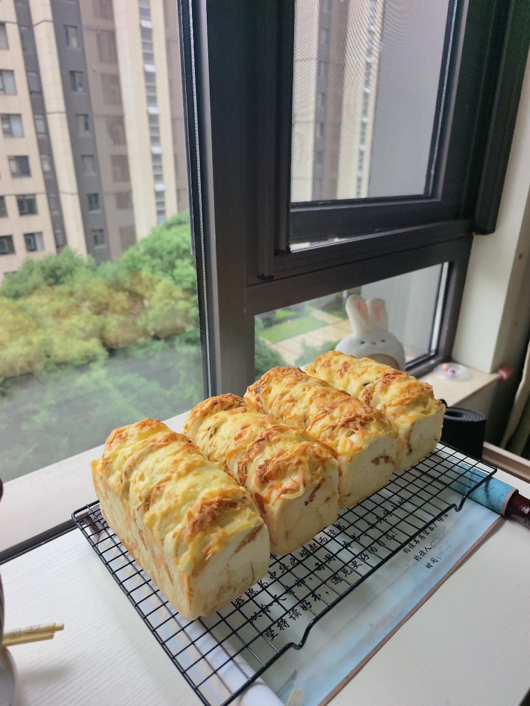 肉松吐司【超多料香爆马苏里拉】
