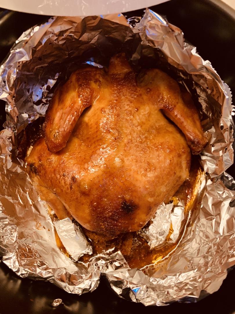 烤鸡「空气炸锅」