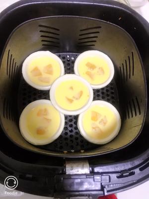 自制挞液～全蛋黄桃蛋挞（无奶油）的做法 步骤6