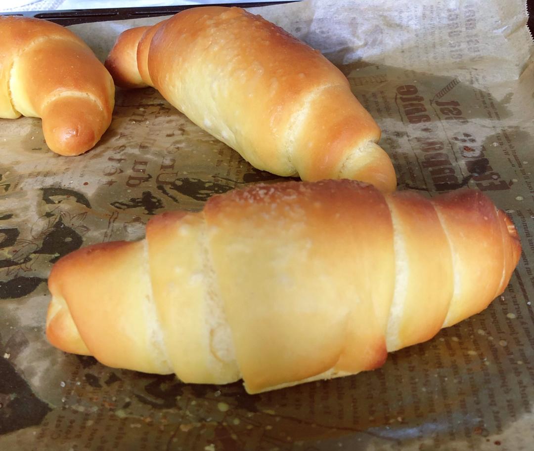 日式海盐牛角面包