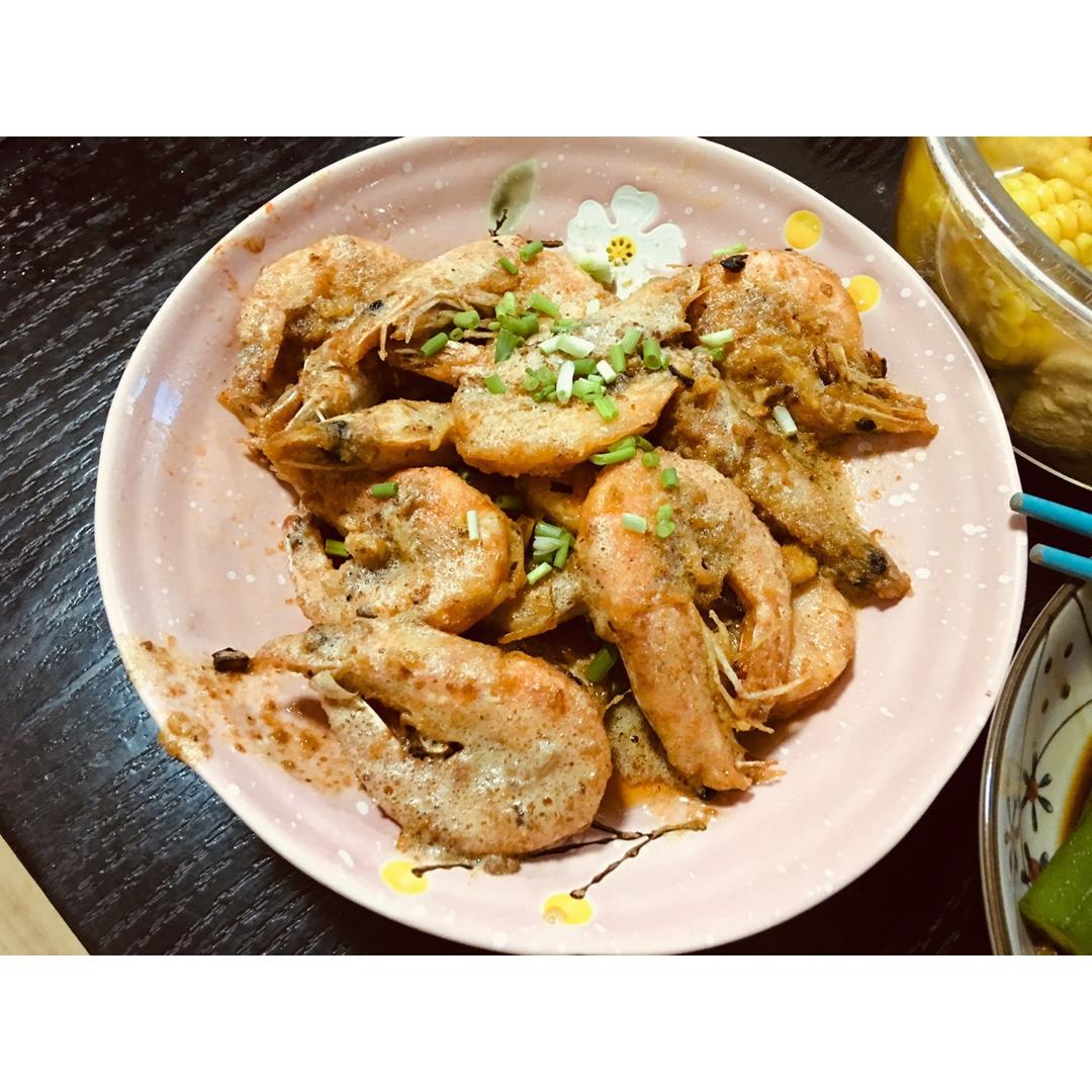 咸蛋黄焗虾