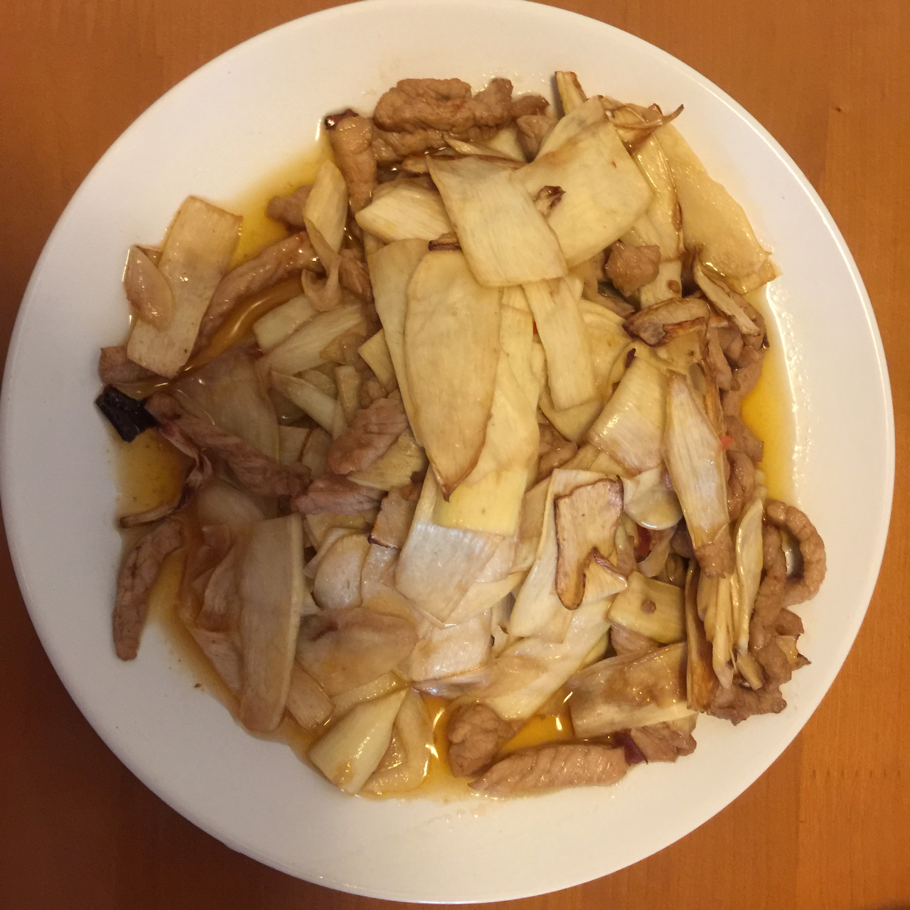 高笋炒肉