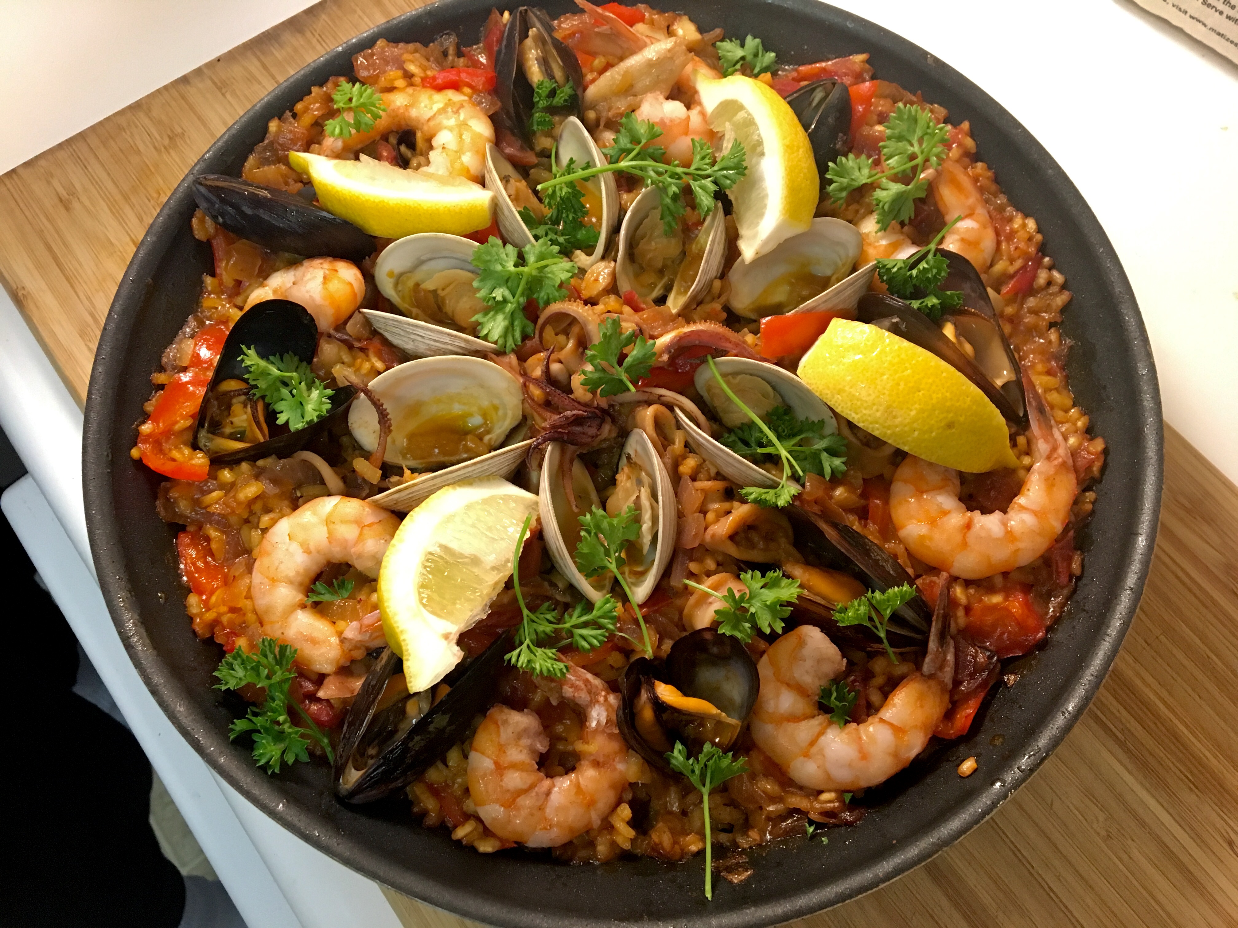 25分钟搞定Paella西班牙海鲜饭的做法 步骤14