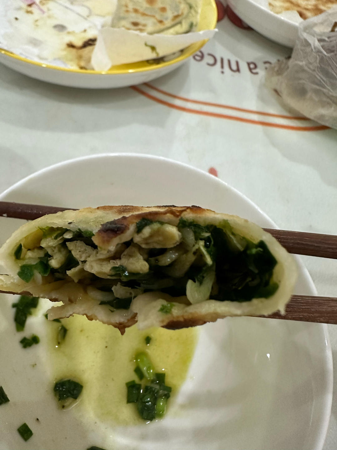 香喷喷的韭菜盒子（入门级家常面食）