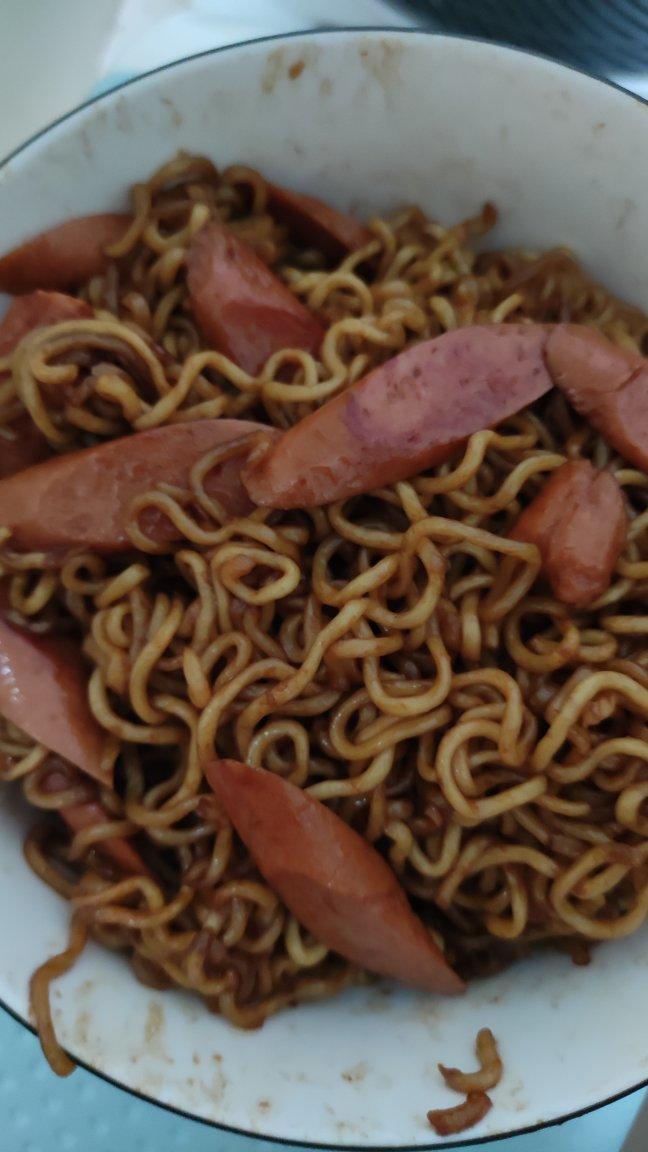 炒方便面￨幸福感爆棚