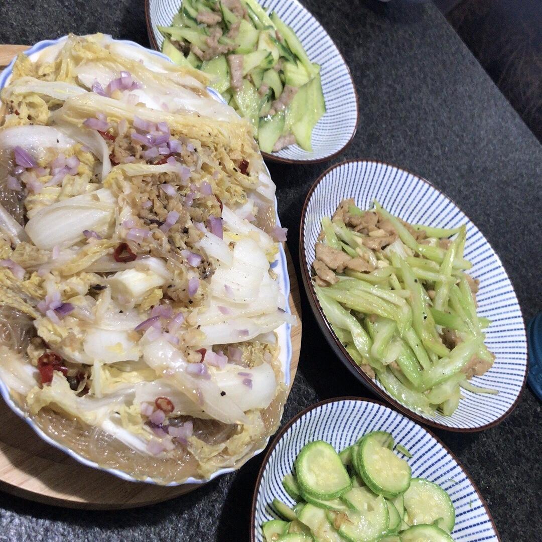 蒜蓉粉丝娃娃菜