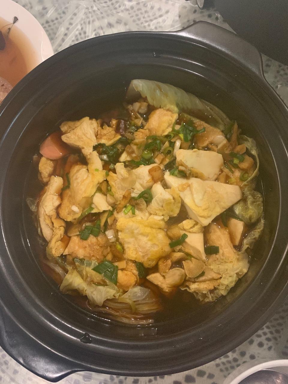 砂锅豆腐煲