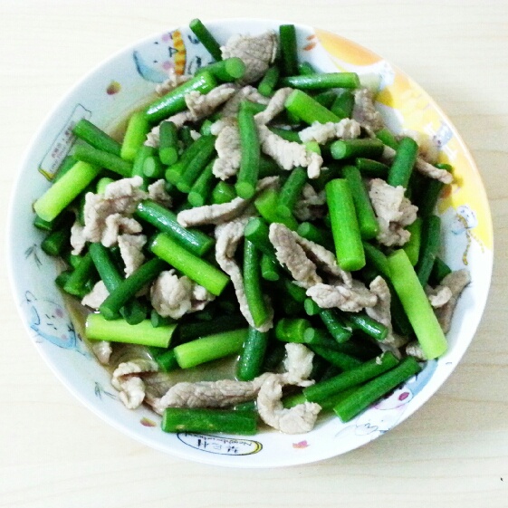 蒜薹炒肉