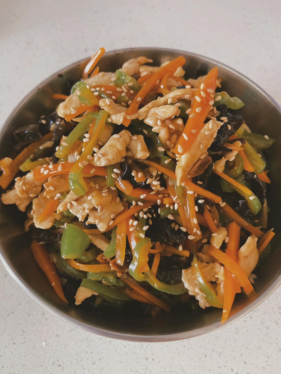 快手鱼香肉丝的做法