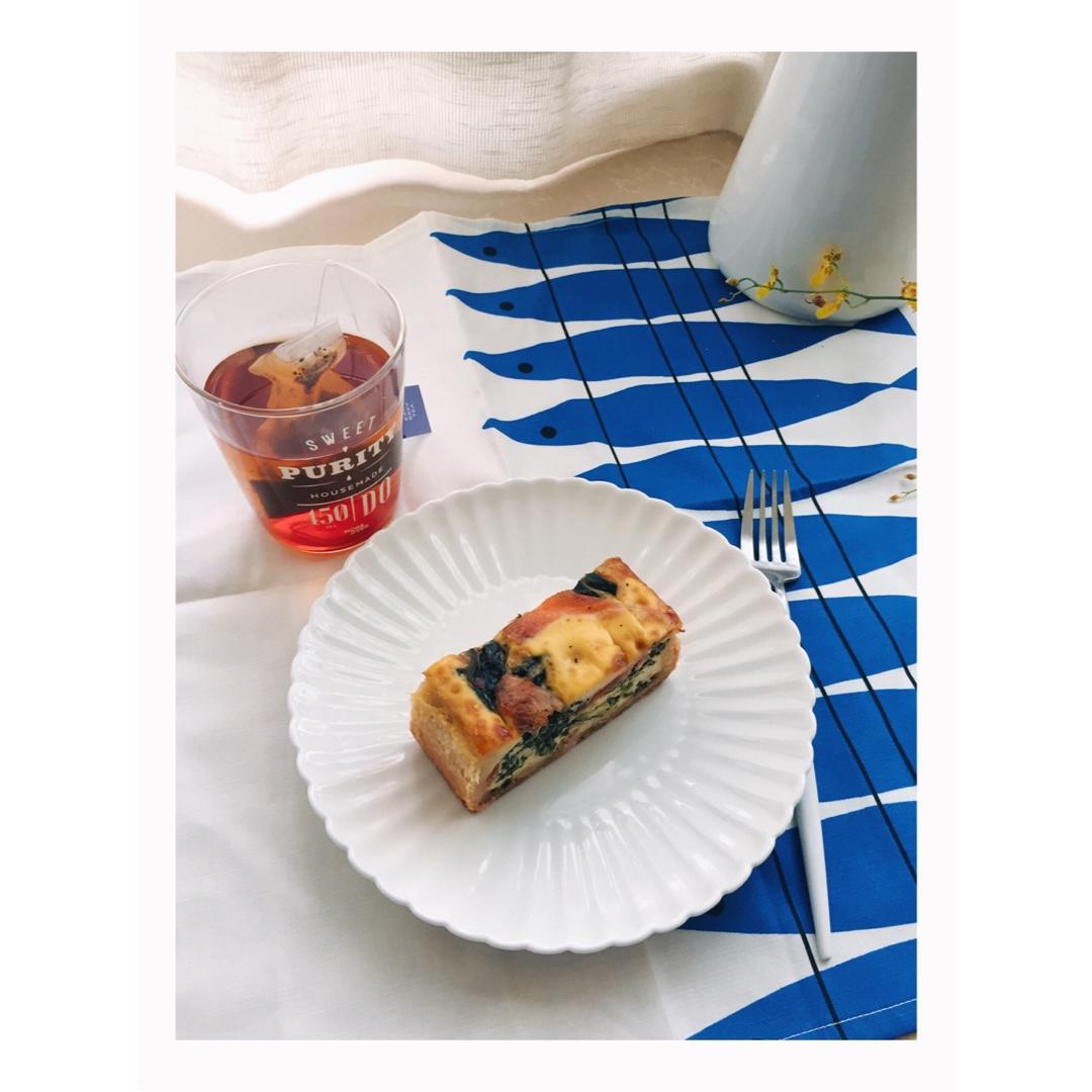 酥皮法式咸挞（quiche）