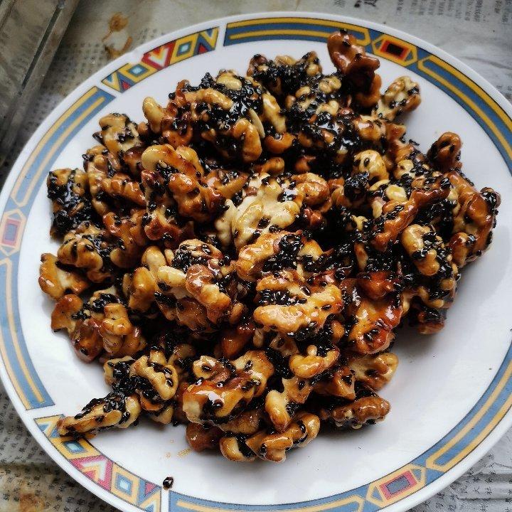 【琥珀核桃仁】冰糖无油不粘手