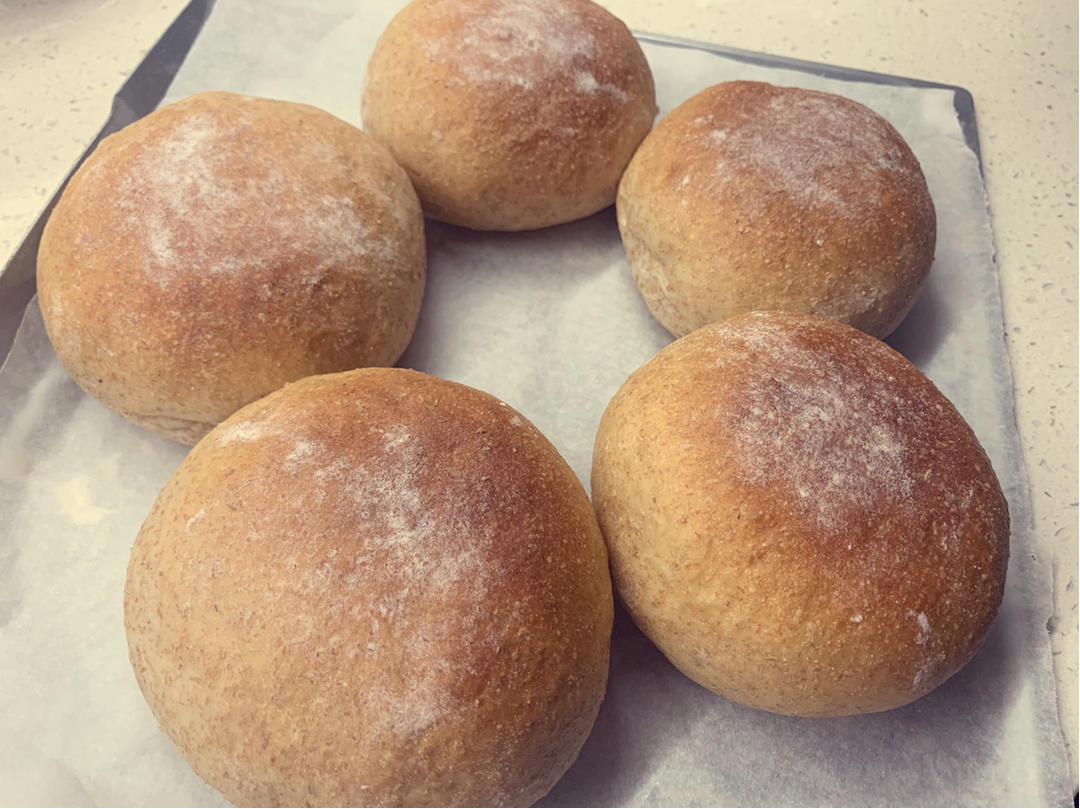 100%无糖无油｜手揉全麦软欧包｜减脂必备