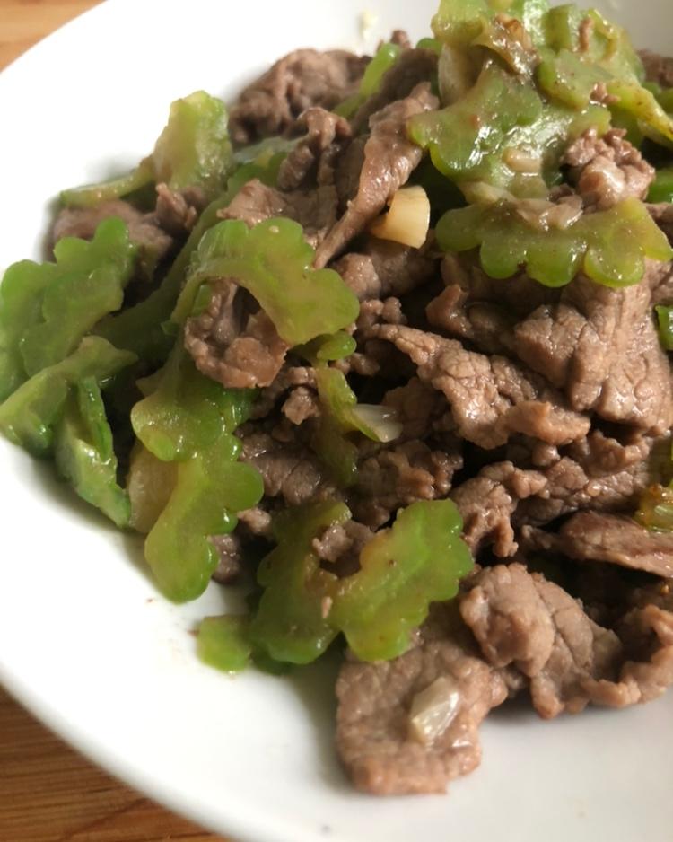 经典粤菜凉瓜牛肉