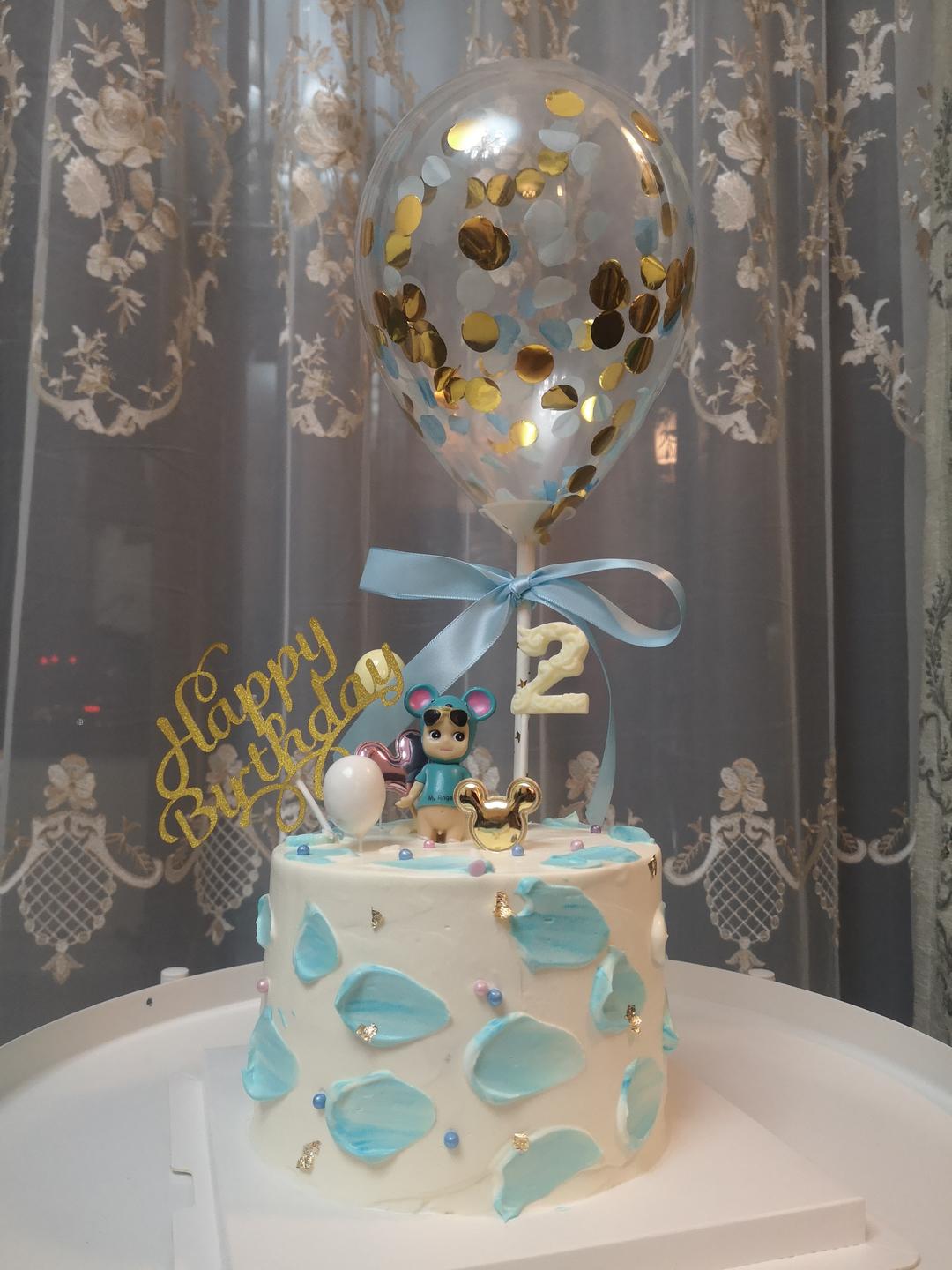 儿童网红气球蛋糕的做法