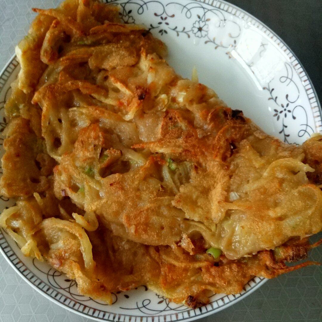 土豆鸡蛋煎饼